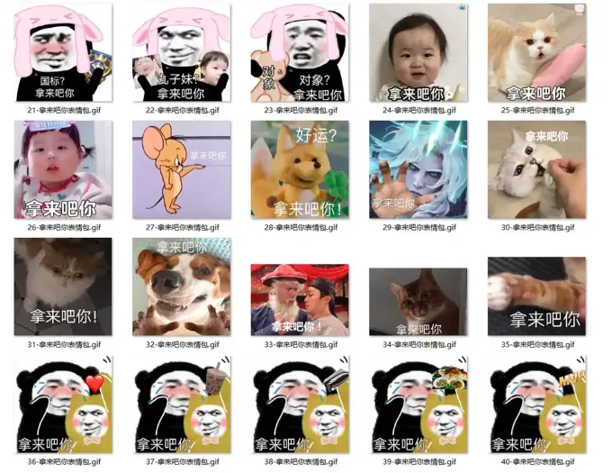 45张抽象搞怪拿来吧你动态GIF表情包合集 第2张