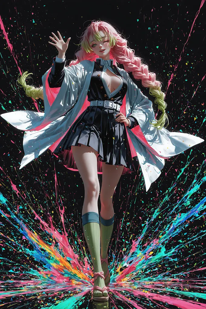 10张超高清鬼灭之刃 甘露寺蜜璃美图【174M】  第2张