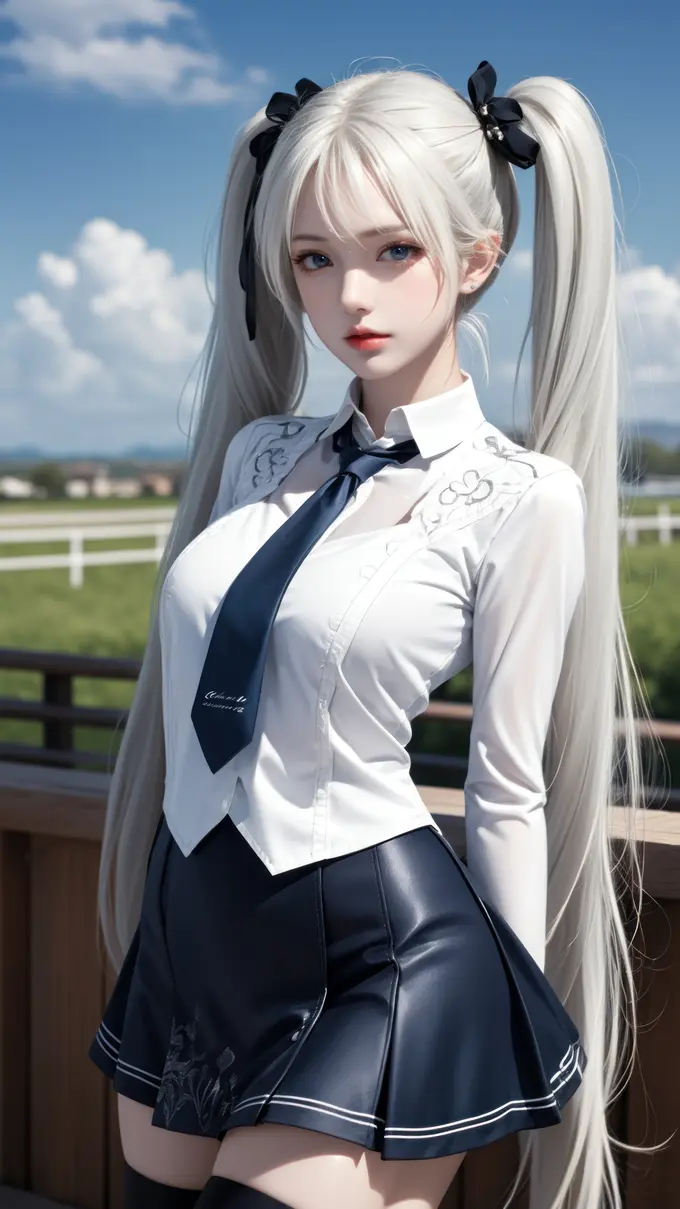 13张双马尾少女AI美图 【122M】 第3张