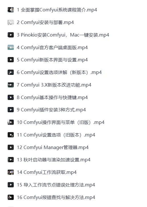 94节Comfyui全流程从安装到进阶实操视频教程