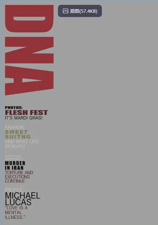 欧美杂志风文字排版封面设计PSD模板素材合集 第2张