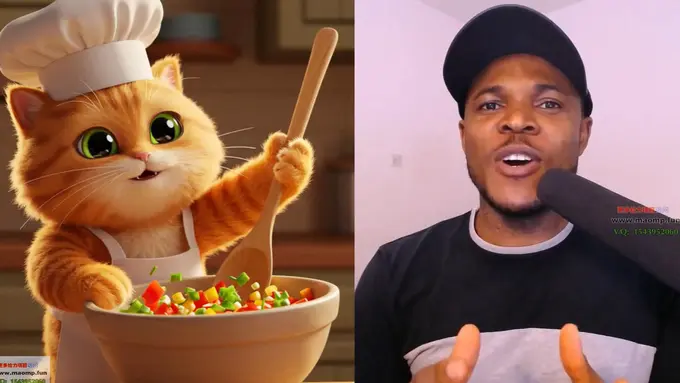 AI橘猫打工视频制作教学，0基础打造千万播放账号