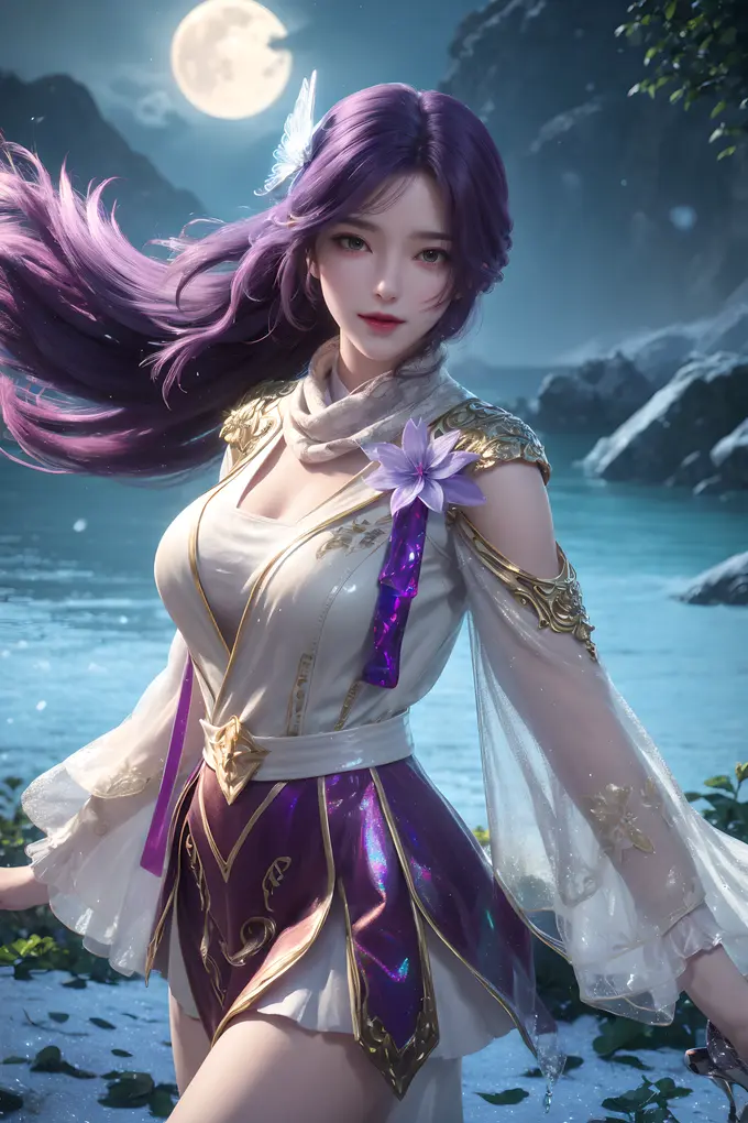 20P完美世界云曦AI绘画超高清6K壁纸 第5张