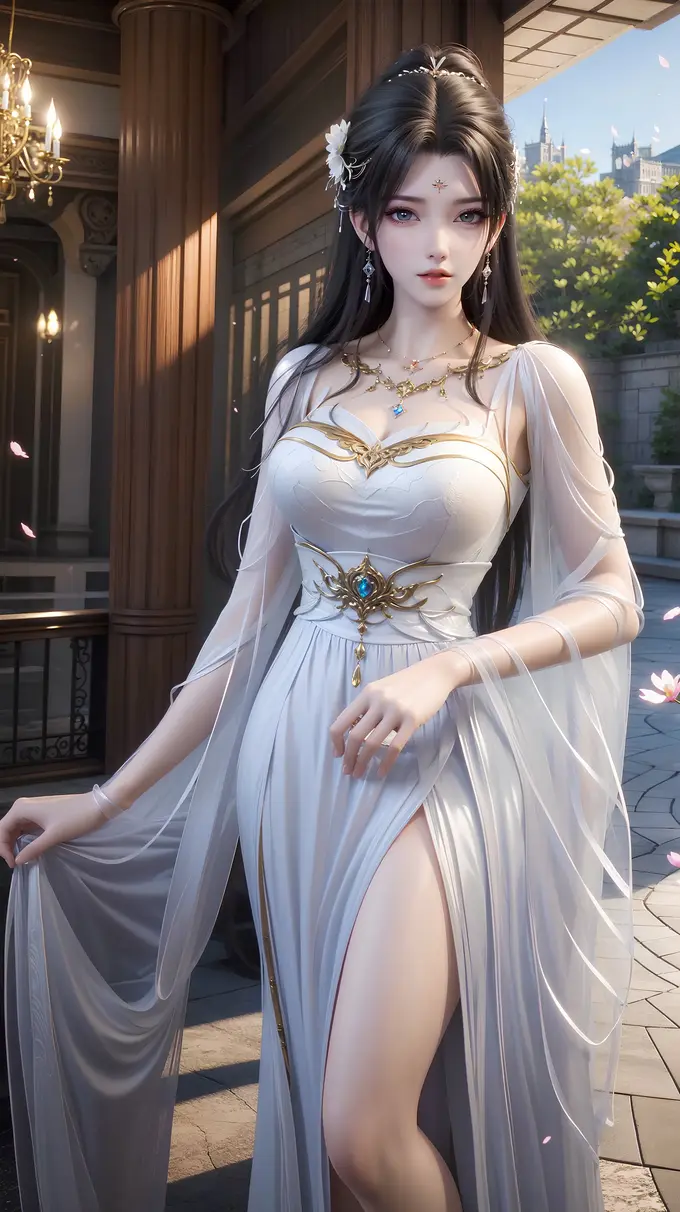 精致ai女神完美世界清漪壁纸图包 第8张