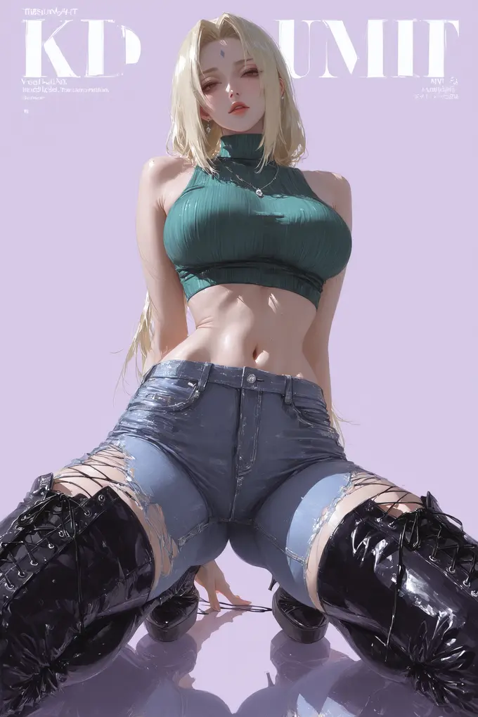 19P火影忍者纲手纯欲风4K超高清美图壁纸 第3张