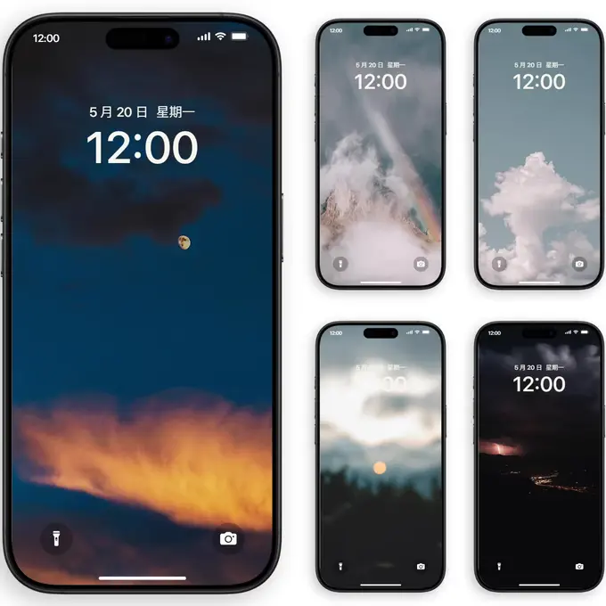 云是在天空散步的水 30张手机壁纸 苹果安卓华为小米三星通用 第3张