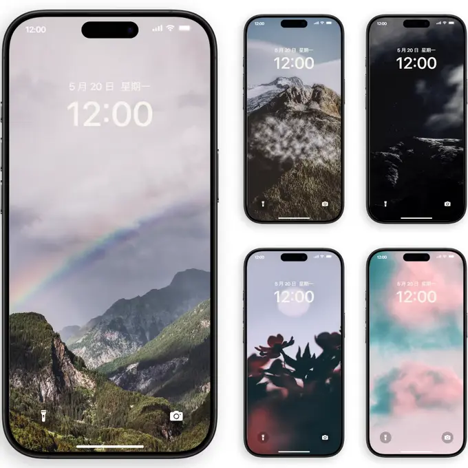 云是在天空散步的水 30张手机壁纸 苹果安卓华为小米三星通用 第4张