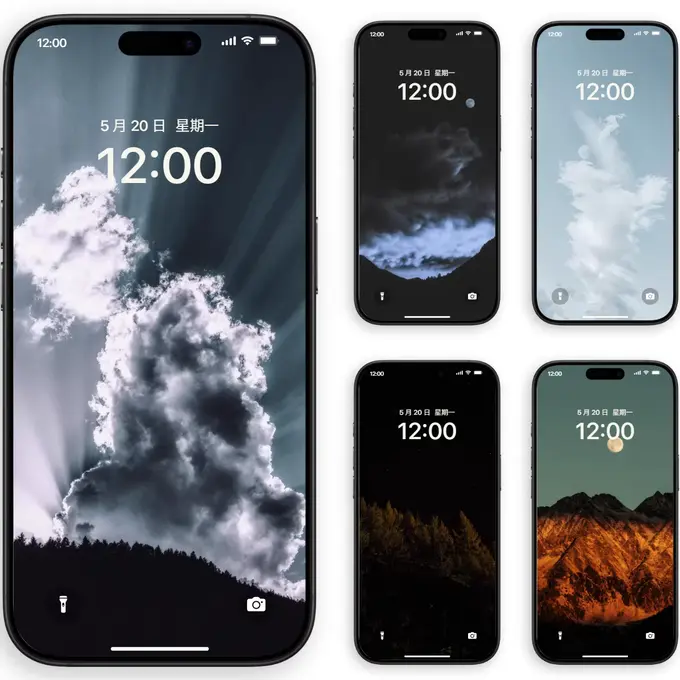 云是在天空散步的水 30张手机壁纸 苹果安卓华为小米三星通用 第5张