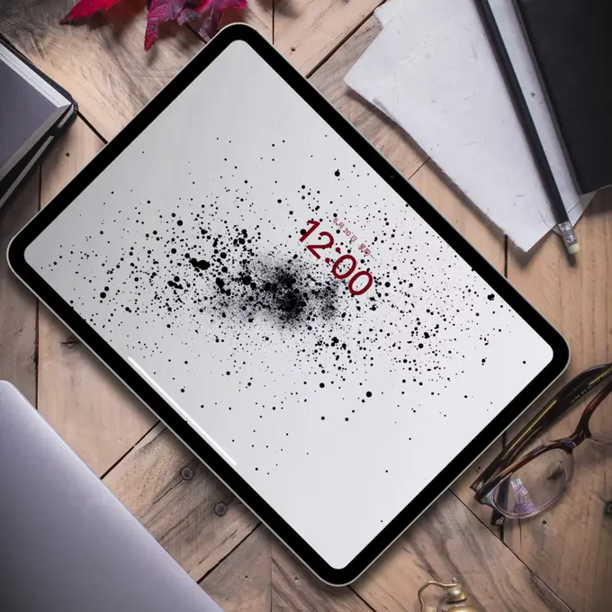 墨痕星河 高级氛围感 电脑平板iPad手机iPhone4K超清壁纸 第5张