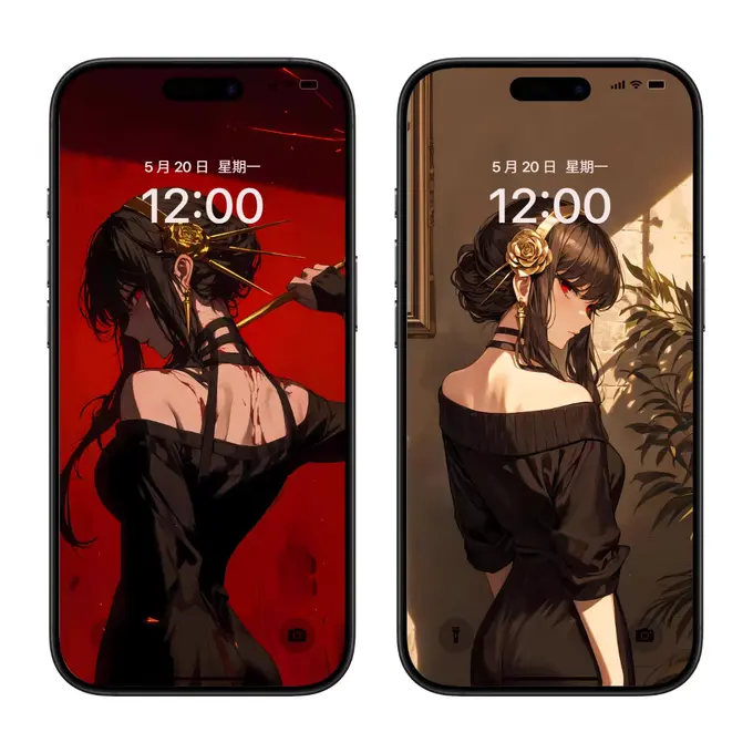 荆棘玫瑰约尔福杰 二次元动漫4K壁纸(电脑平板iPad手机) 第3张