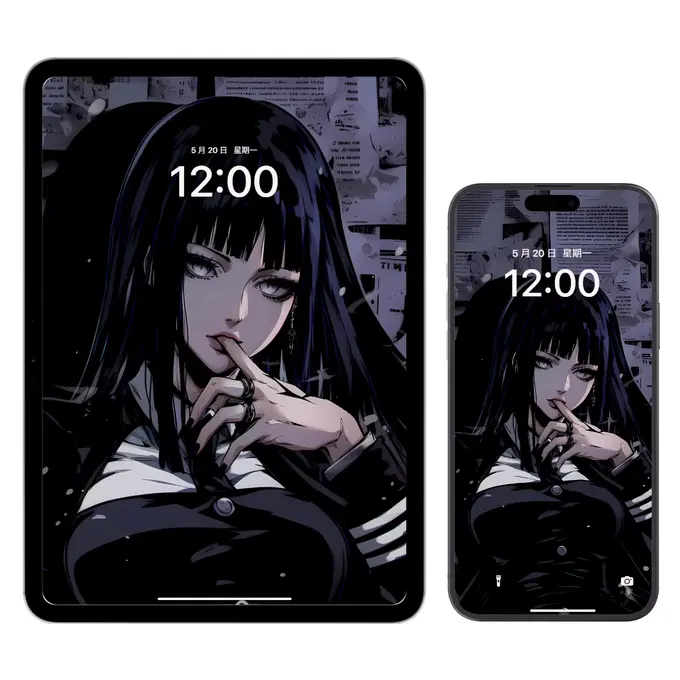 火影中的温柔白月光 日向雏田4K高清壁纸(电脑平板iPad手机图片) 第5张