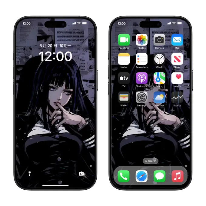 火影中的温柔白月光 日向雏田4K高清壁纸(电脑平板iPad手机图片) 第3张