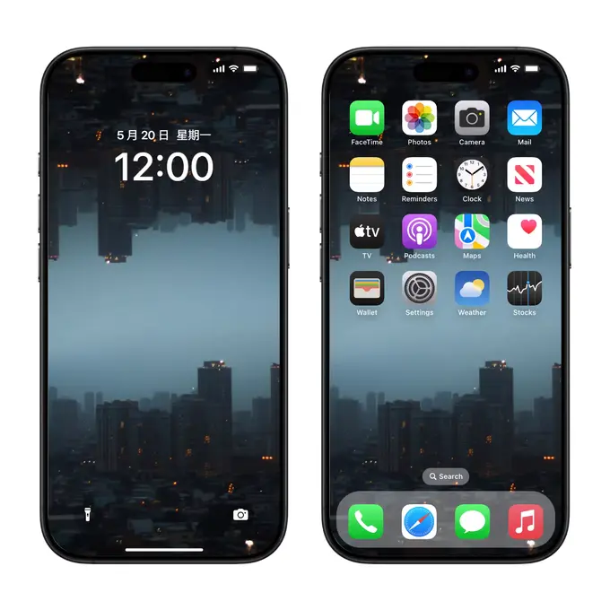 夜幕双城记 都市夜未央4K高清电脑手机平板ipad壁纸 第2张