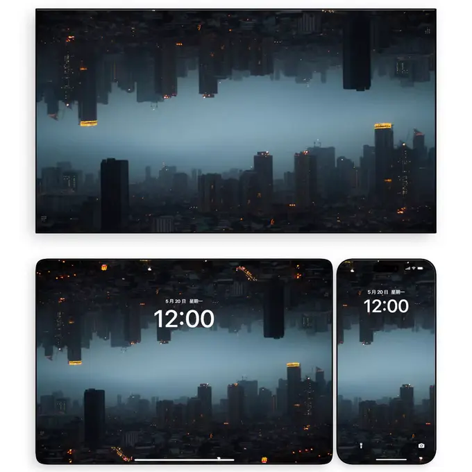 夜幕双城记 都市夜未央4K高清电脑手机平板ipad壁纸