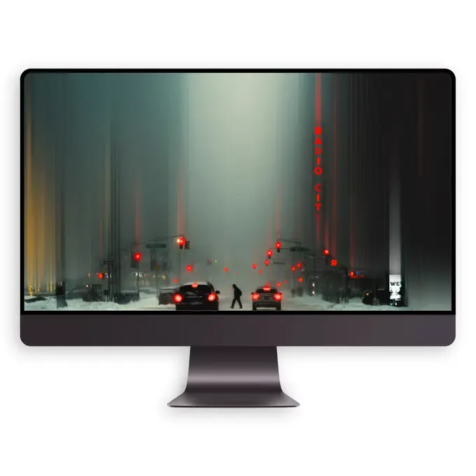 灯影重重的街景系列4K高清壁纸(电脑手机平板ipad通用) 第4张