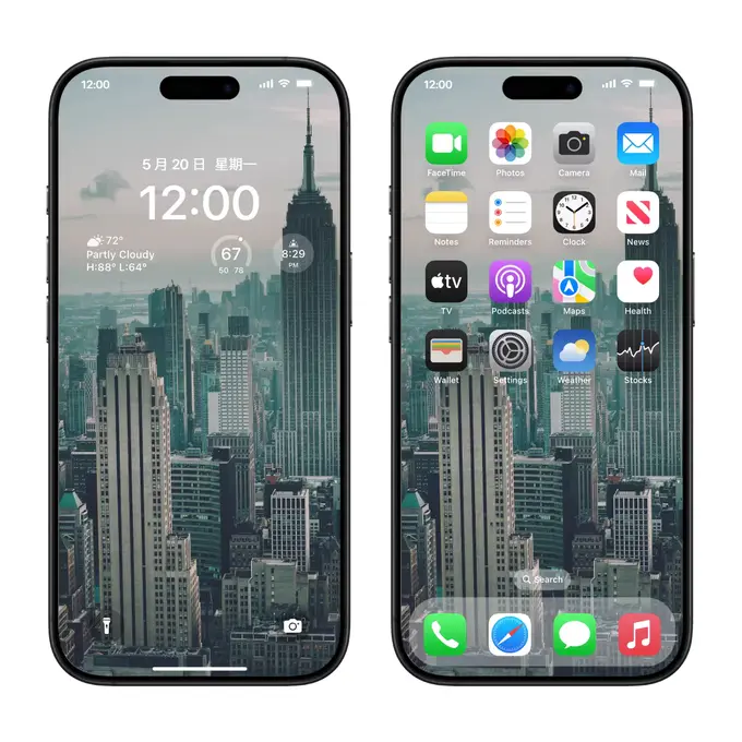 纽约曼哈顿天际线 摩天大楼4K高清壁纸(电脑手机平板ipad壁纸) 第2张