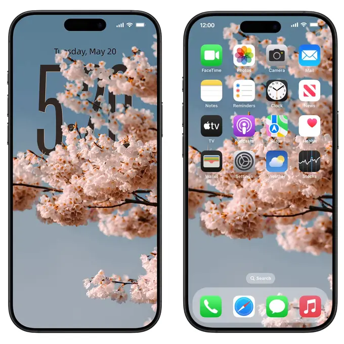 故乡的樱花4K景深立体壁纸(电脑手机平板ipad壁纸) 第2张