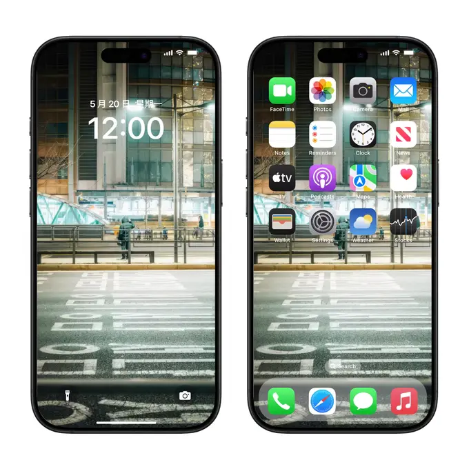 首尔夜幕下的光织街4K高清壁纸(电脑手机平板ipad) 第2张