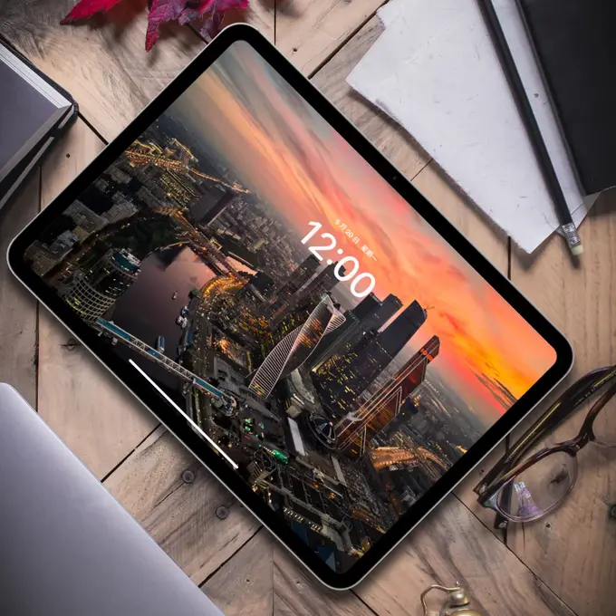 莫斯科河畔夕照楼影4K高清壁纸(电脑手机平板ipad) 第4张