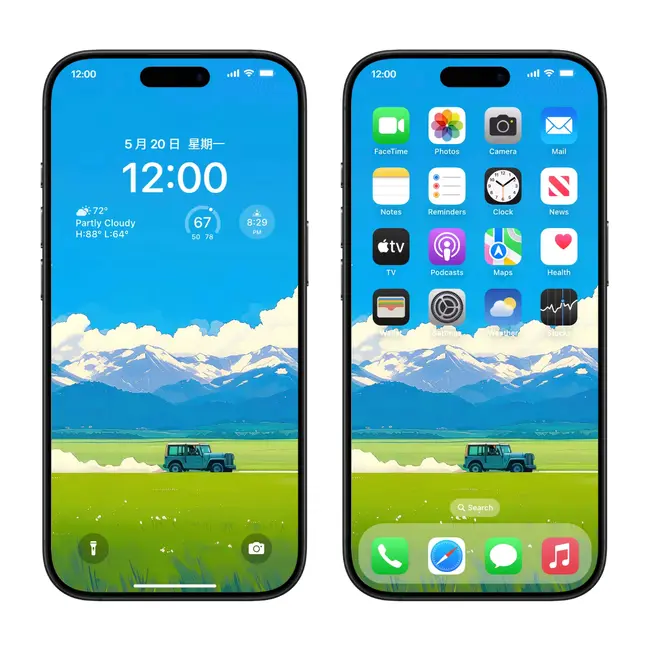 宫崎骏吉卜力原野4K高清(电脑手机平板ipad壁纸) 第2张