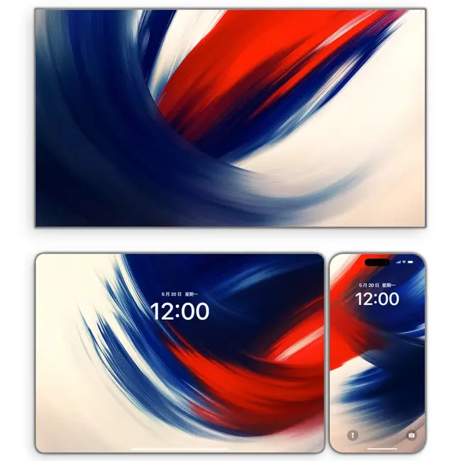 鎏金涟漪 流霞织梦 科技感4K高清壁纸(手机电脑平板ipad) 第3张