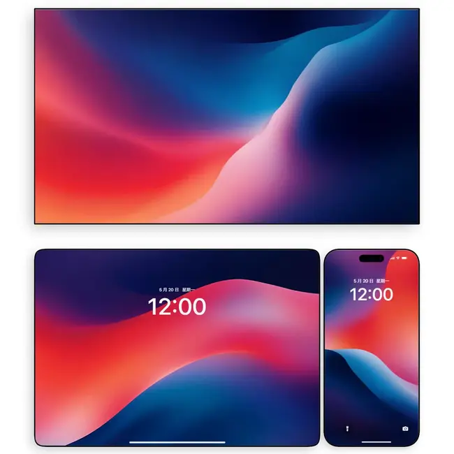 鎏金涟漪 流霞织梦 科技感4K高清壁纸(手机电脑平板ipad) 第4张