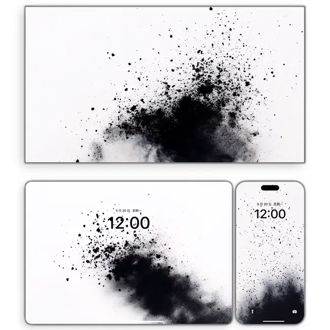 多彩粉雾烟花 泼墨粒子美学4K壁纸(手机电脑平板ipad) 第5张