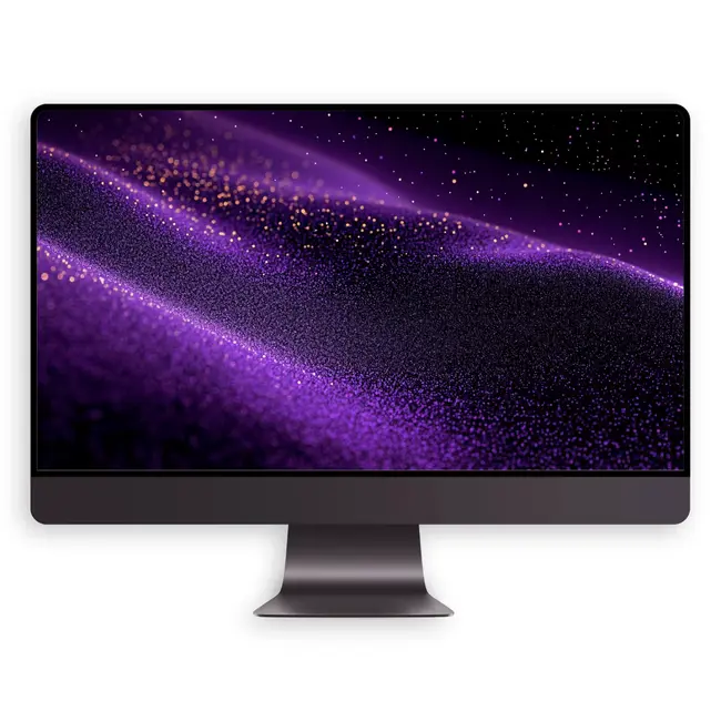 紫金粒子流光壁纸 电脑平板iPad手机4K超清壁纸 第5张