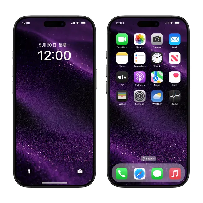 紫金粒子流光壁纸 电脑平板iPad手机4K超清壁纸 第3张