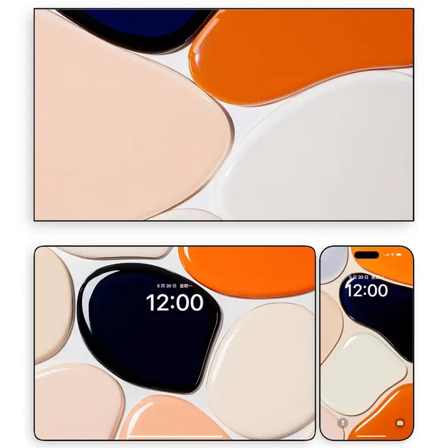 凝露漫洄静谧水光 电脑平板iPad手机4K超清壁纸 第2张