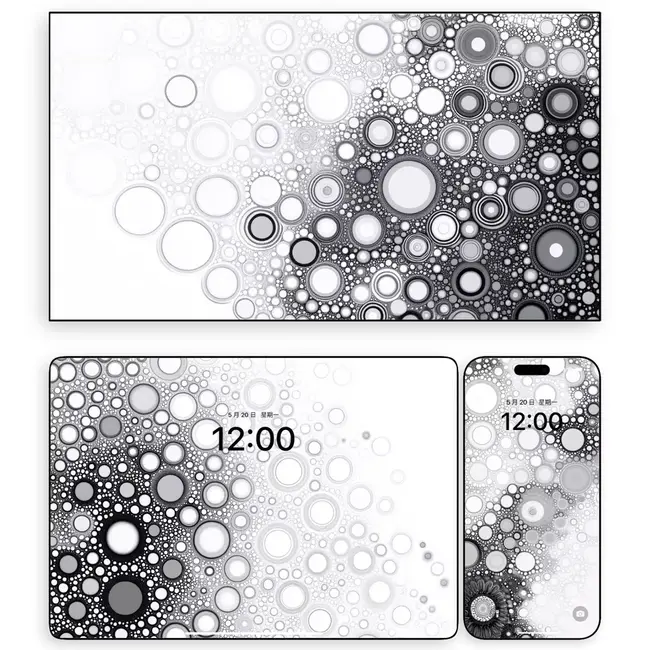 凝露漫洄静谧水光 电脑平板iPad手机4K超清壁纸 第5张