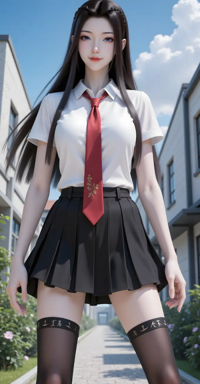 凡人修仙传 元瑶JK写真10K高清壁纸