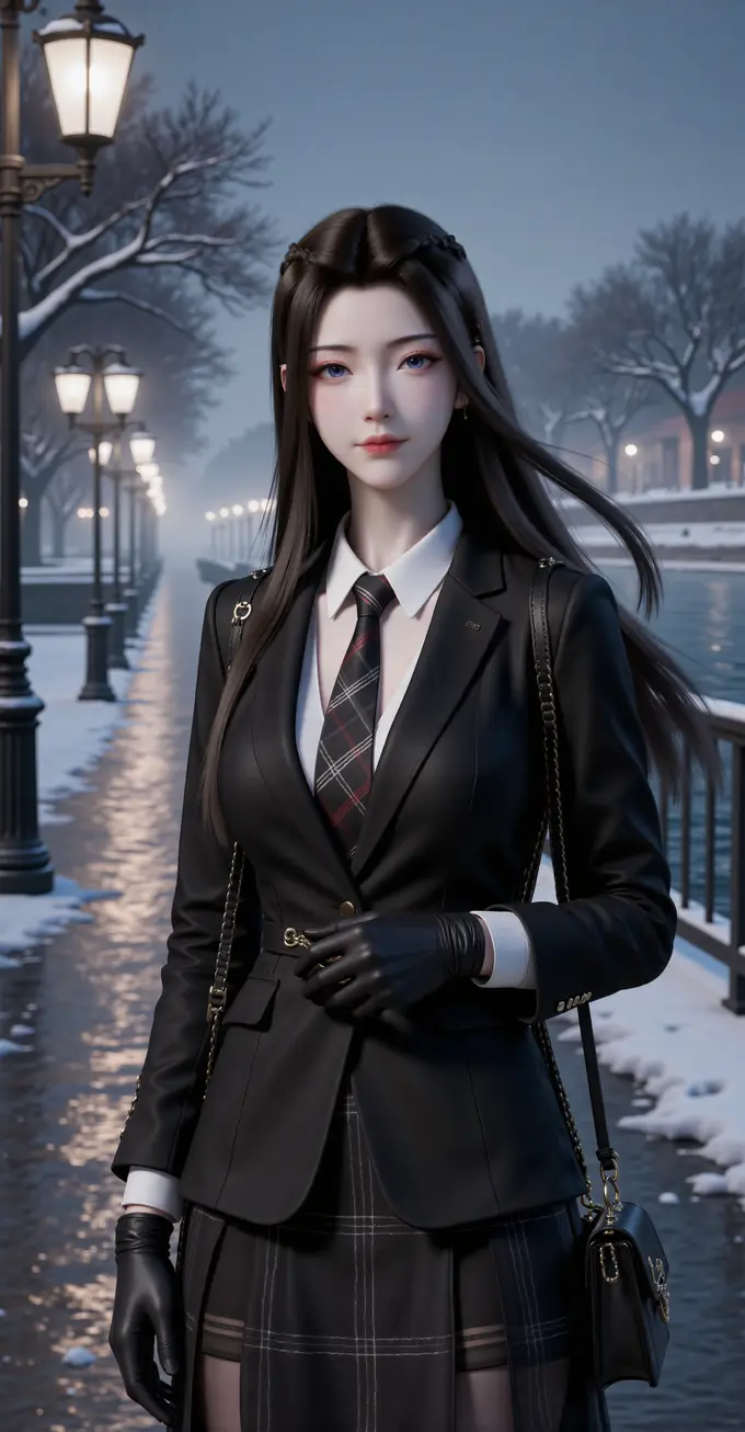 凡人修仙传 元瑶JK写真10K高清壁纸 第6张