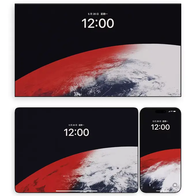 宇宙星球谧境治愈系4K超清电脑平板iPad手机壁纸 第1张