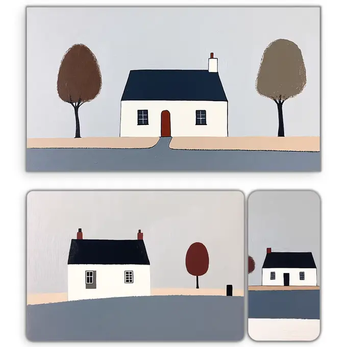 抽象山林橙阳景4K超清电脑平板iPad手机壁纸 第3张