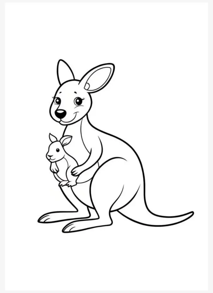 100+个动物简笔画手绘线稿，可打印涂色 第4张