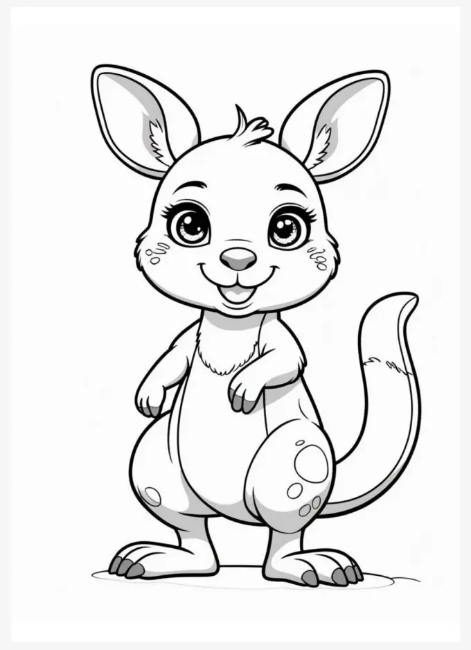 100+个动物简笔画手绘线稿，可打印涂色 第3张