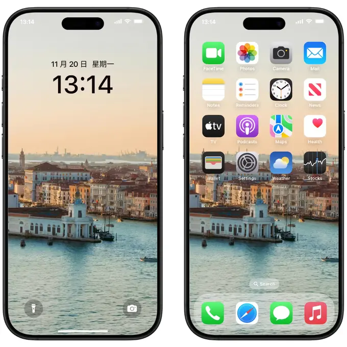 威尼斯黄昏,水城鎏金卷(电脑手机平板ipad壁纸)4K高清iPhone图片 第2张