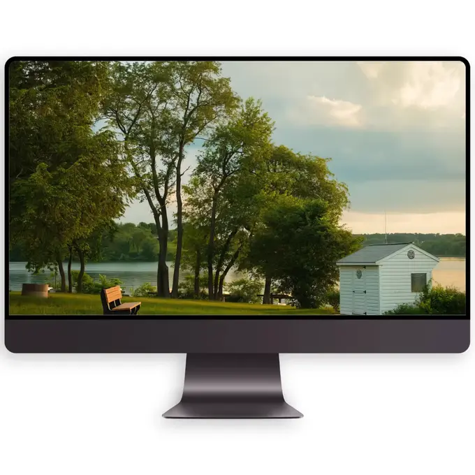 惬意时光 绿色护眼系列4K高清壁纸(电脑手机平板ipad)图片 第4张