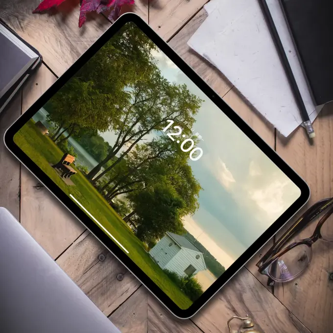 惬意时光 绿色护眼系列4K高清壁纸(电脑手机平板ipad)图片 第2张