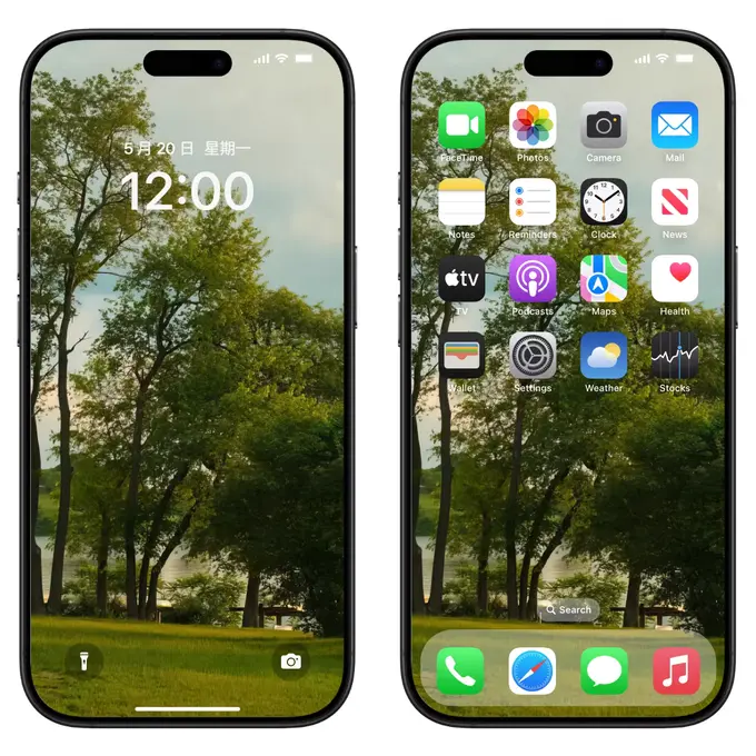 惬意时光 绿色护眼系列4K高清壁纸(电脑手机平板ipad)图片 第3张