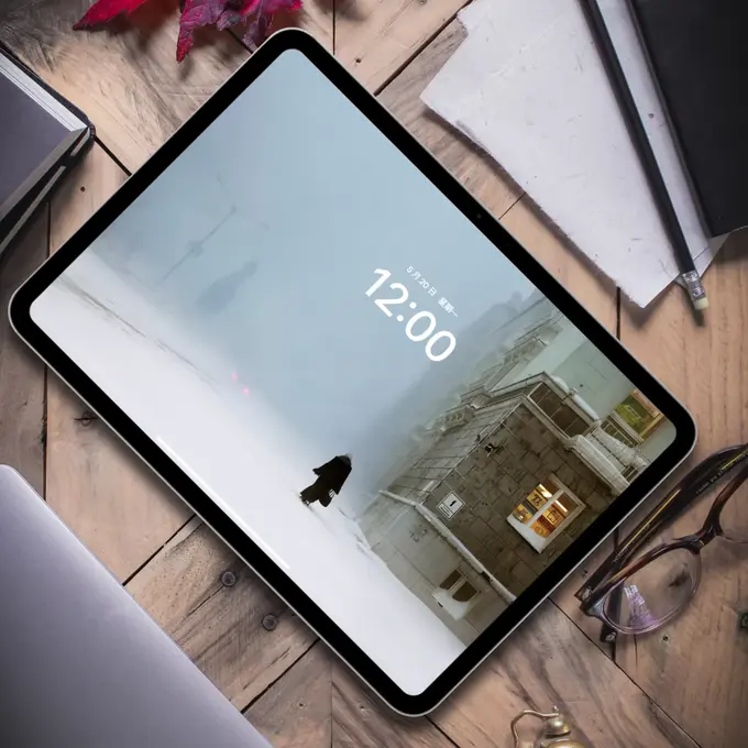 雪夜行者 孤独与自由4K高清电脑手机平板ipad壁纸 第3张