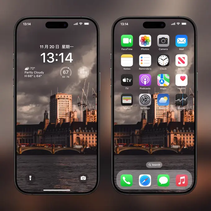 伦敦之眼暮云垂电脑手机平板ipad4K高清壁纸 第3张