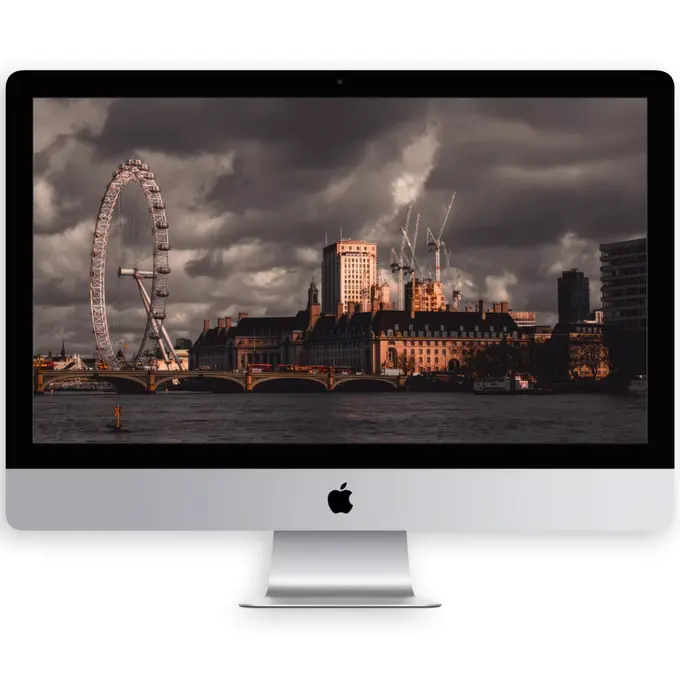 伦敦之眼暮云垂电脑手机平板ipad4K高清壁纸 第4张