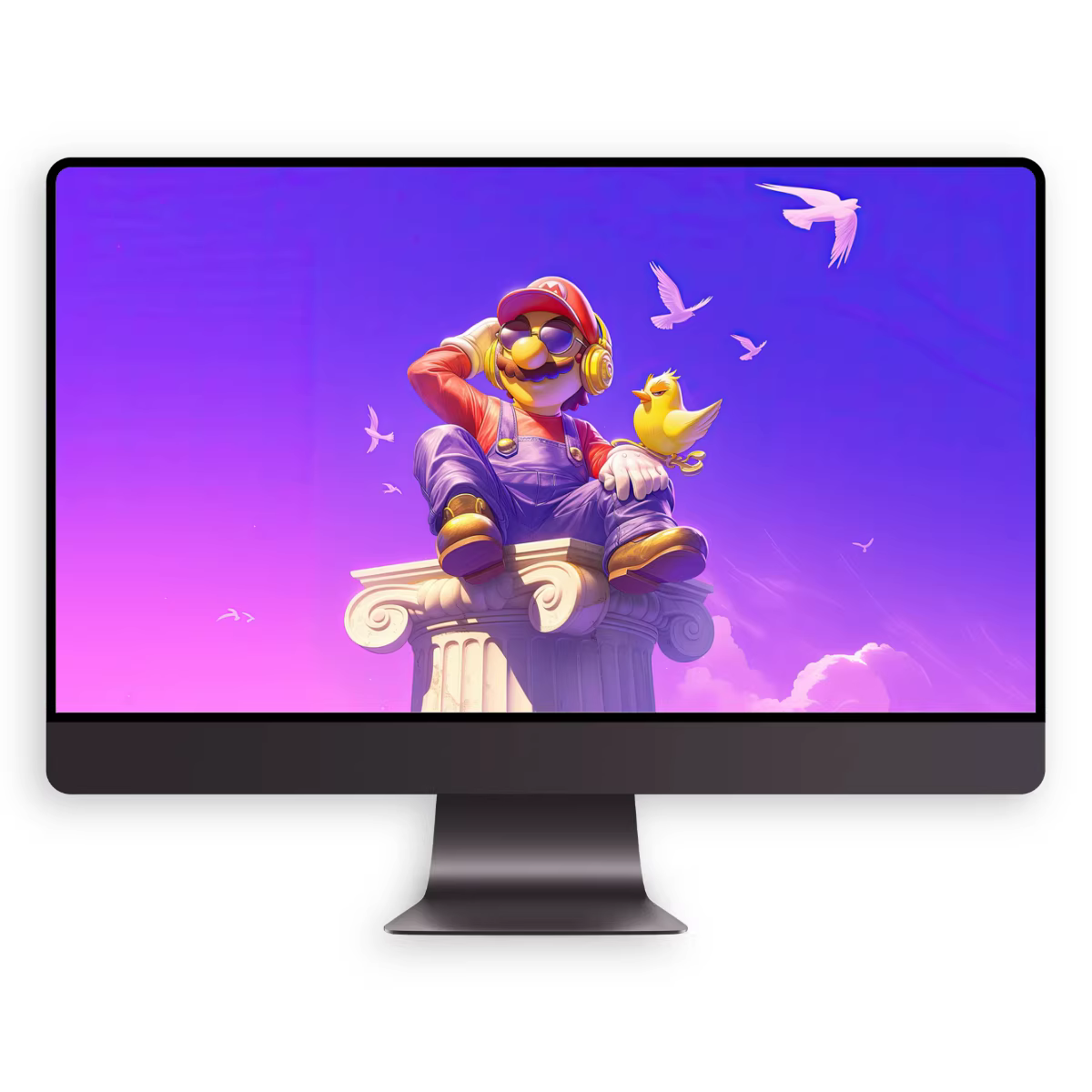 潮酷马里奥的云端乐章电脑手机ipad平板4K超清壁纸 第4张