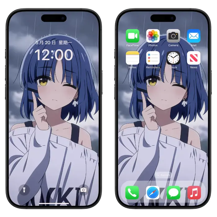 孤独摇滚山田凉雨天二次元手机电脑ipad平板4k壁纸 第2张