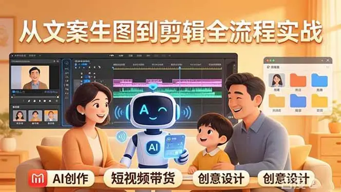 原创 AI 剧情短视频带货：AI+家庭剧情+带货广告