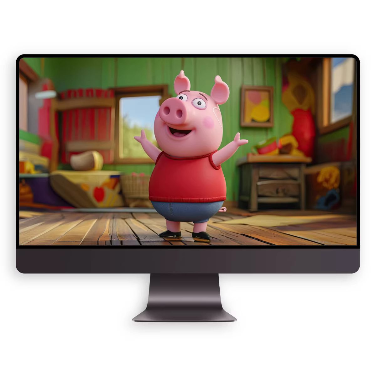 小猪佩奇粉萌来袭治愈日常(平板电脑手机ipad4K高清壁纸) 第4张