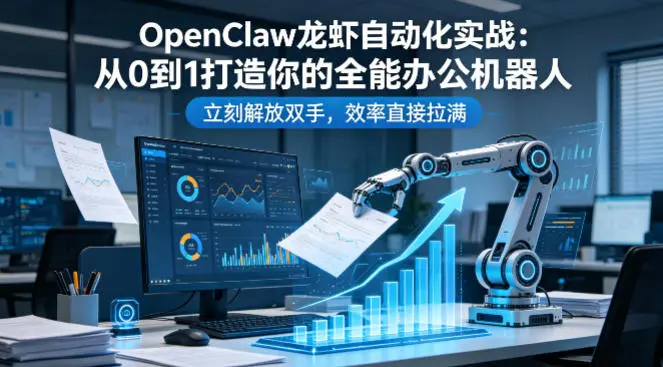OpenClaw龙虾自动化实战：从0到1打造你的全能办公机器人