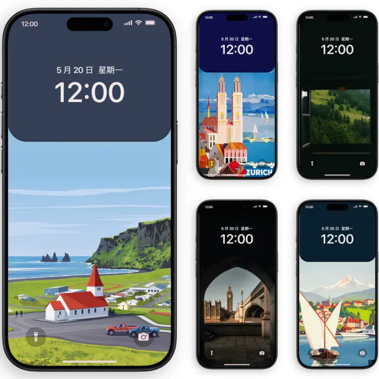 5套INS风格的复古风氛围感4K高清手机壁纸